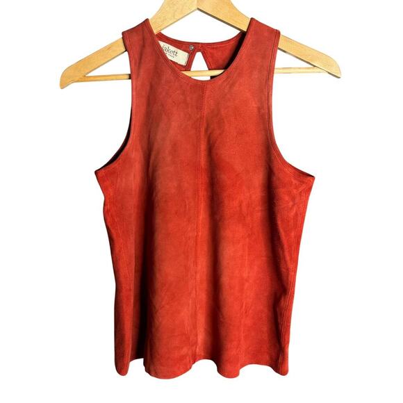 Jakett New York Evelyn Suede Tank Top Cayenne Size S NWT - Picture 1 of 3